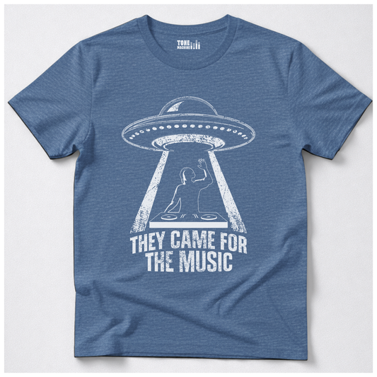 They Came For The Music DJ T-Shirt