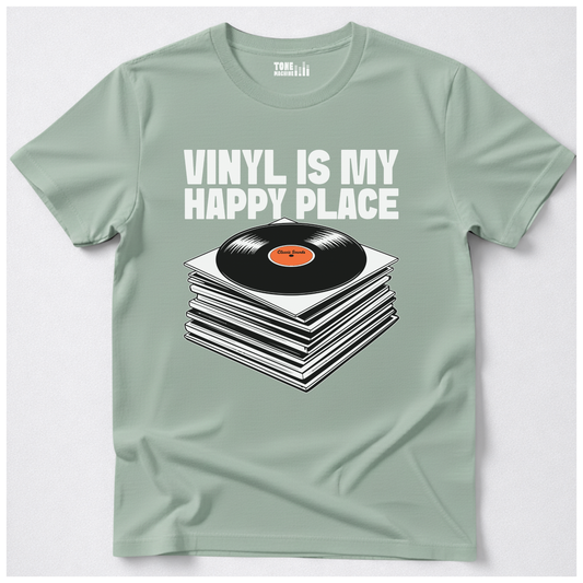 Vinyl Is My Happy Place T-Shirt