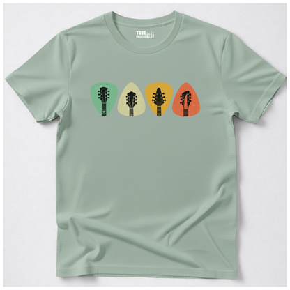 Retro Guitar Picks T-Shirt