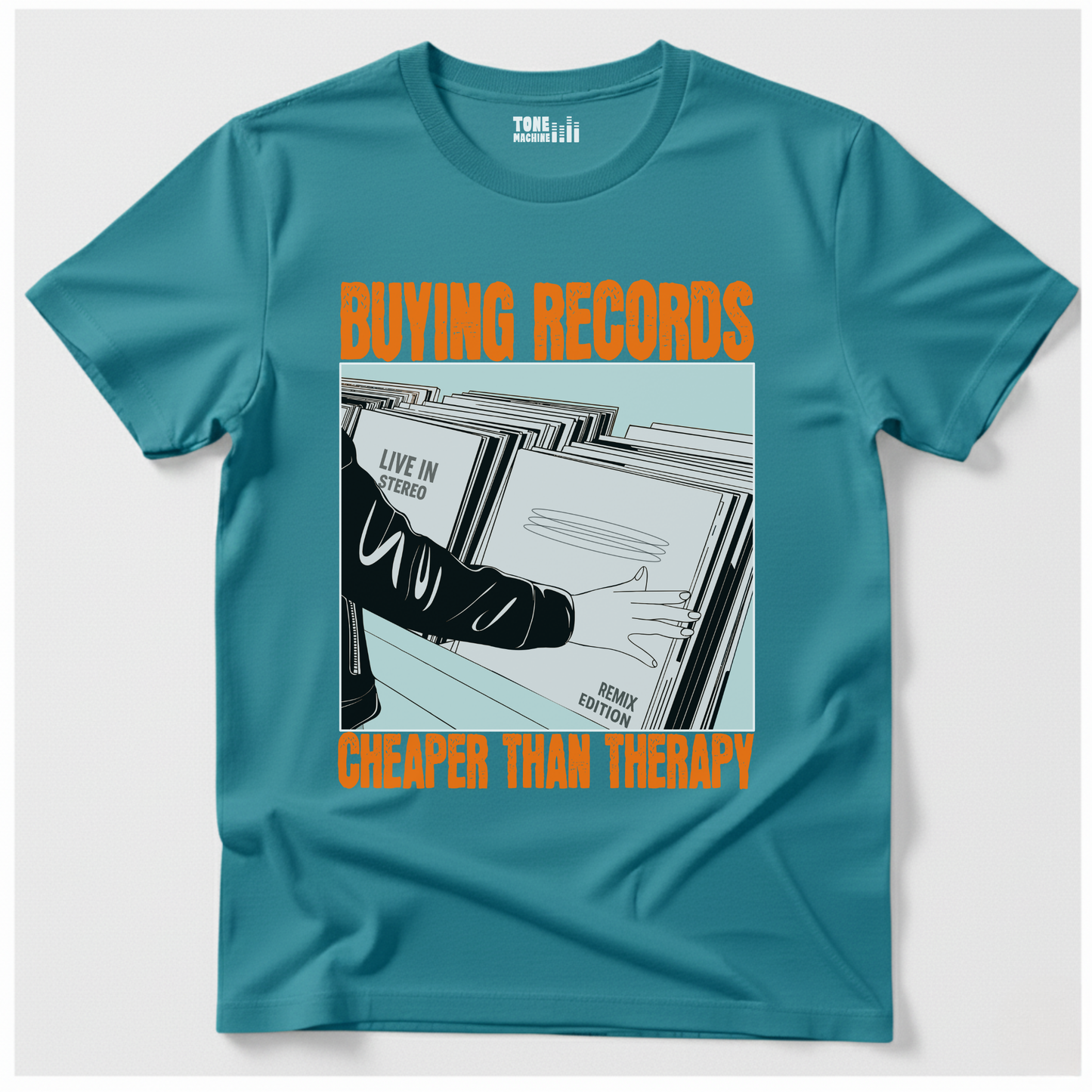 Buying Records Cheaper Than Therapy T-Shirt
