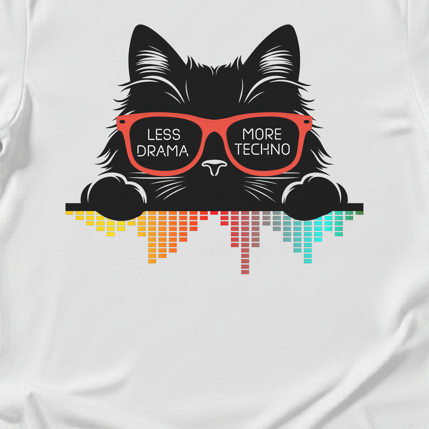 Less Drama More Techno DJ T-Shirt