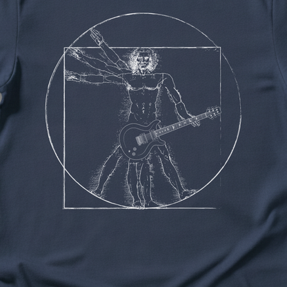 Vitruvian Guitar Man T-Shirt