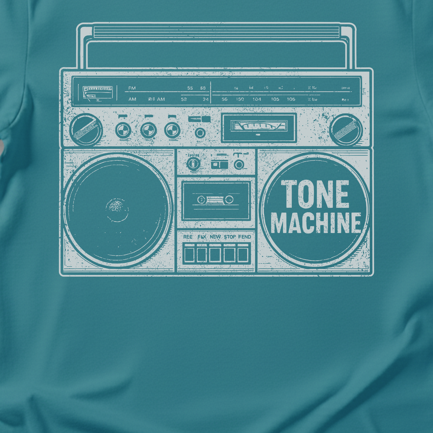 Tone Machine Classic Boombox Retro T-Shirt