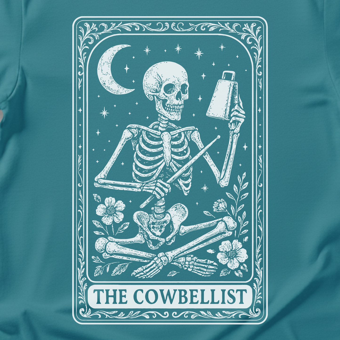 The Cowbellist Tarot Card T-Shirt