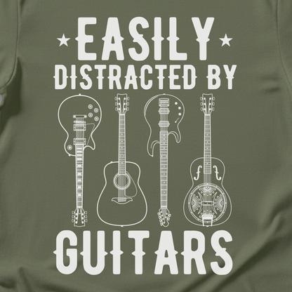 Easily Distracted By Guitars T-Shirt
