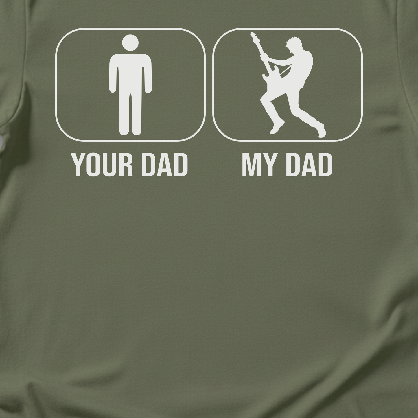 Your Dad My Dad Guitar Player T-Shirt