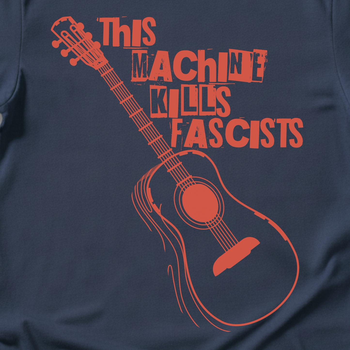 This Machine Kills Fascists Guitar T-Shirt