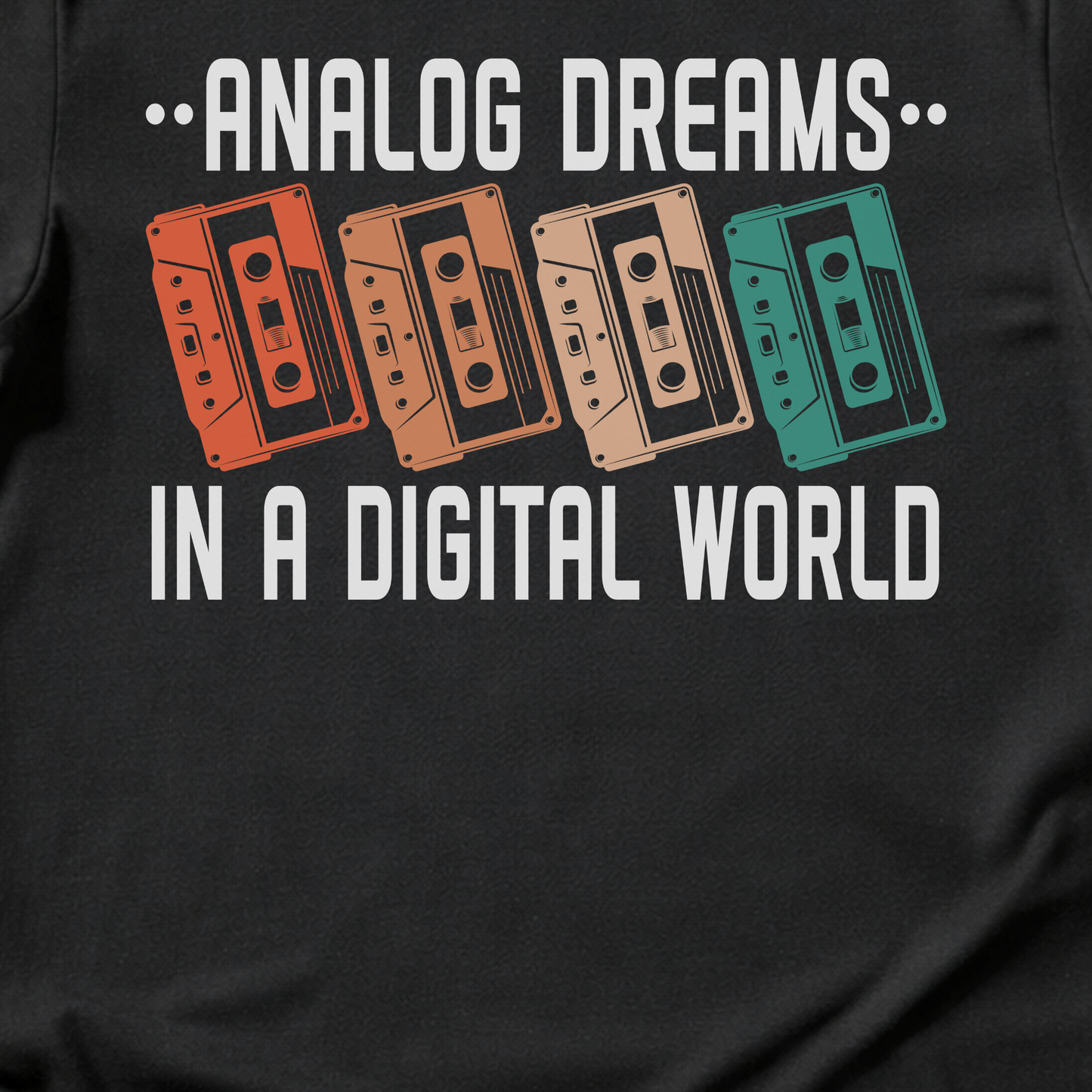 Analog Dreams Cassette Retro T-Shirt