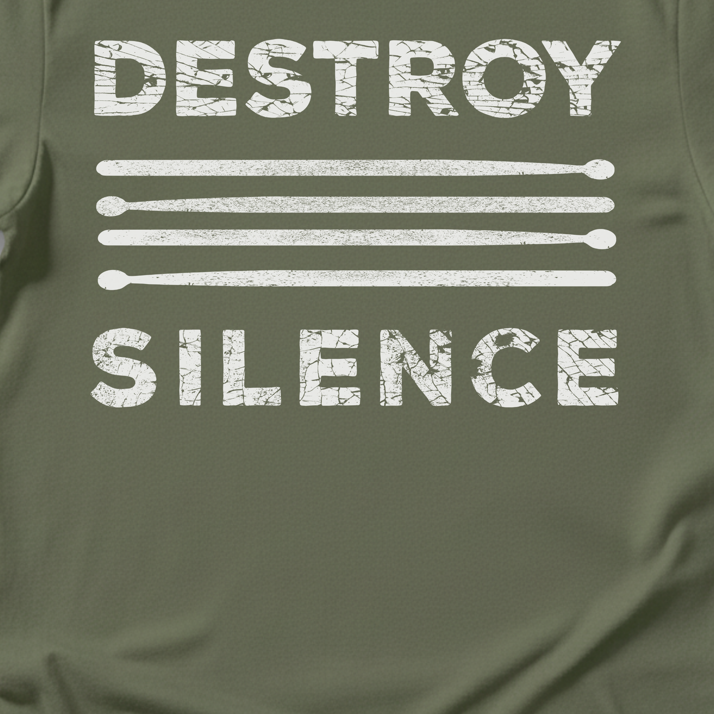 Destroy Silence Drum T-Shirt