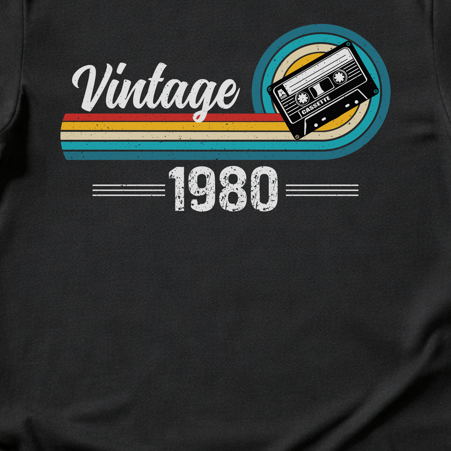 Vintage 1980 Cassette Retro T-Shirt
