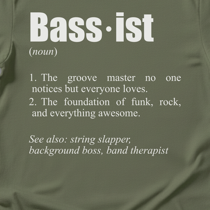 Bassist Definition T-Shirt