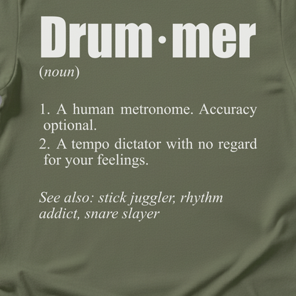Drummer Definition T-Shirt