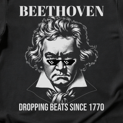 Beethoven Dropping Beats T-Shirt
