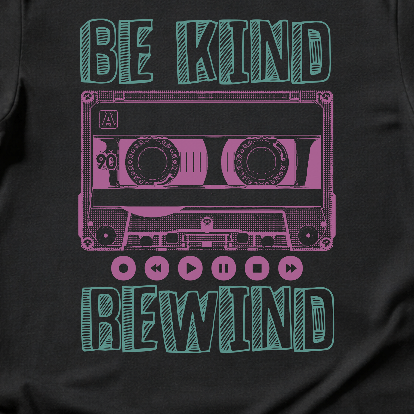 Be Kind Rewind Cassette Retro T-Shirt
