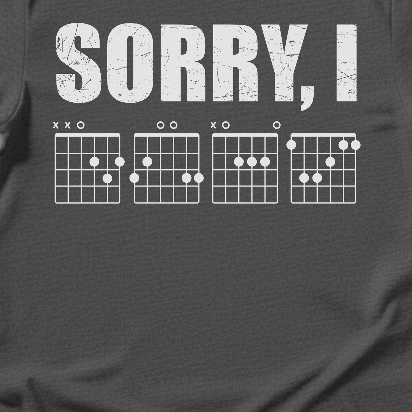 Sorry, I DGAF Guitar T-Shirt