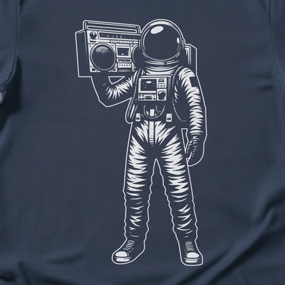 Bass In Orbit Retro T-Shirt
