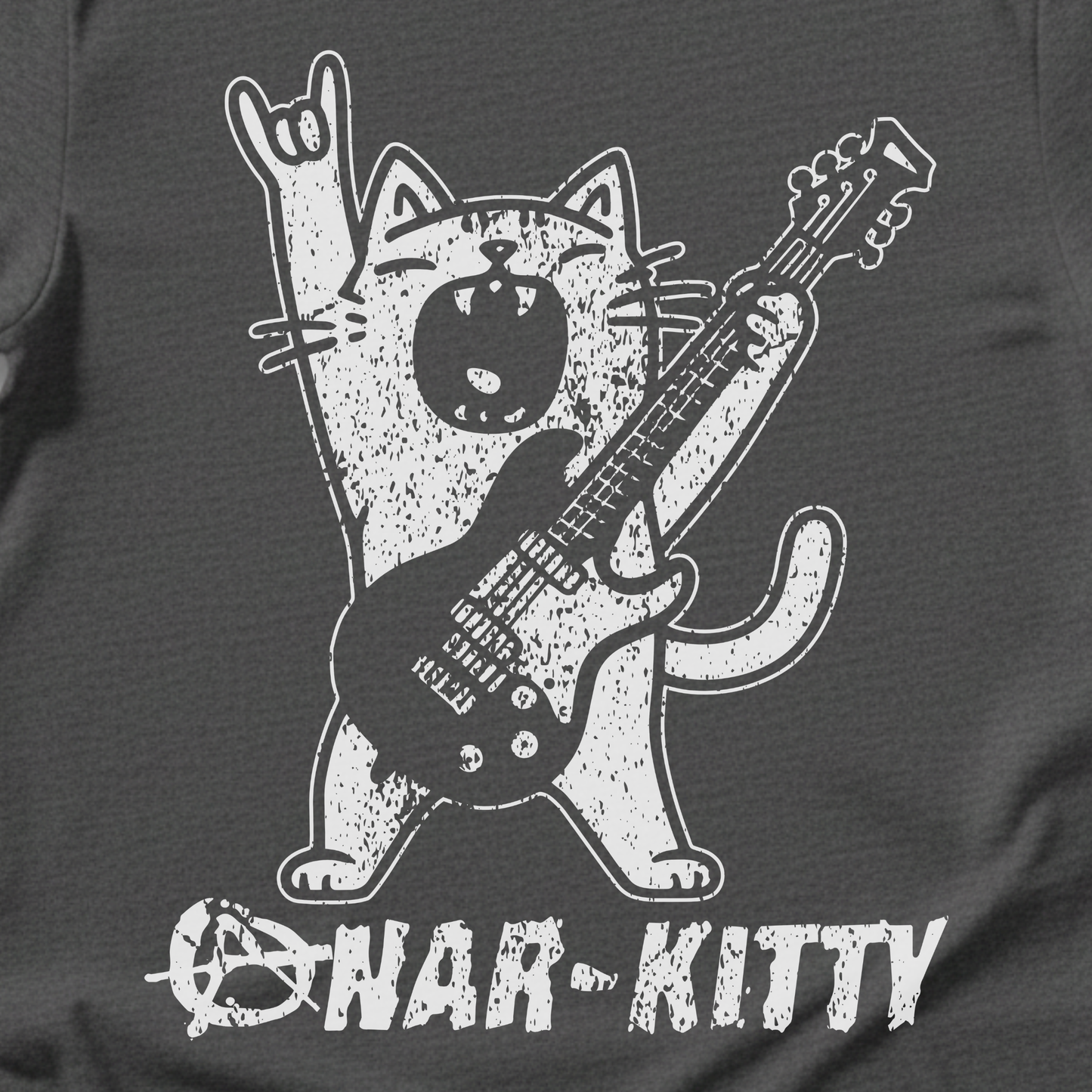Anar-Kitty Guitar T-Shirt