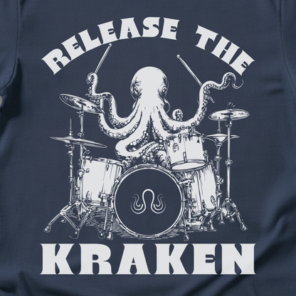 Release The Kraken Drum T-Shirt