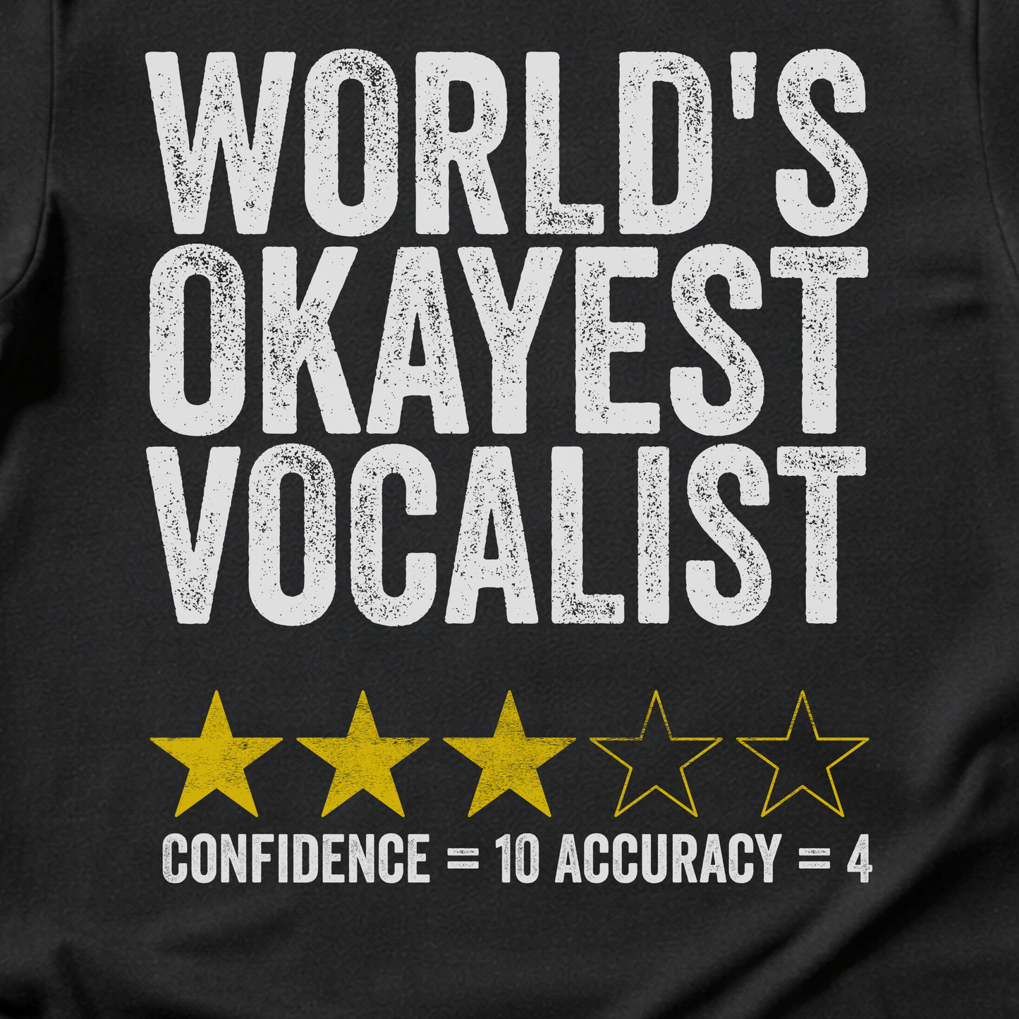 World's Okayest Vocalist T-Shirt