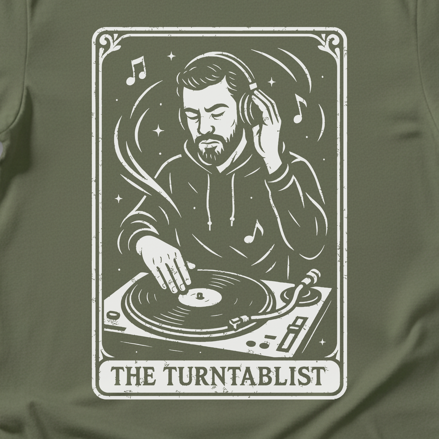 The Turntablist Tarot Card T-Shirt