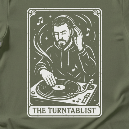 The Turntablist Tarot Card T-Shirt
