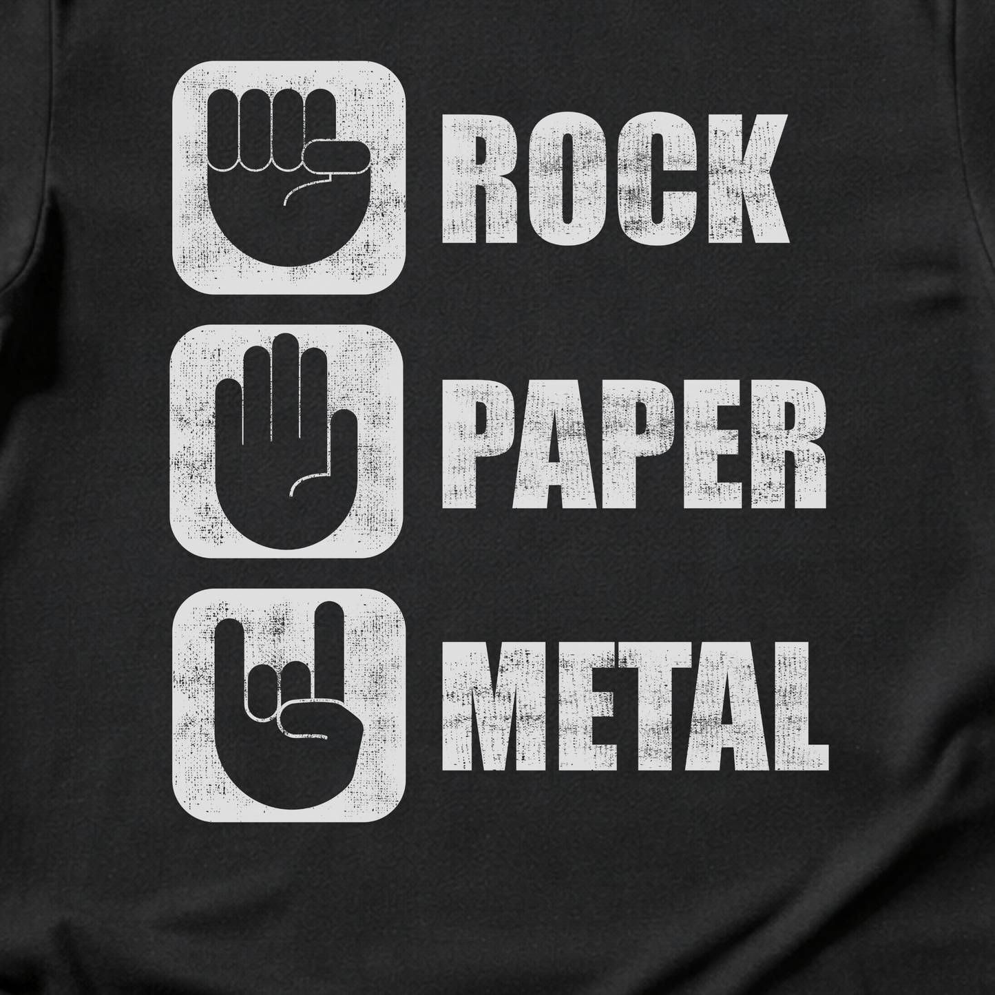 Rock Paper Metal T-Shirt