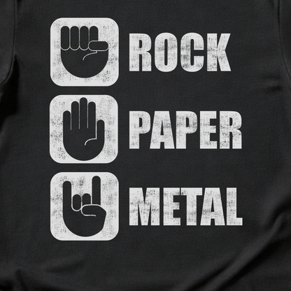 Rock Paper Metal T-Shirt