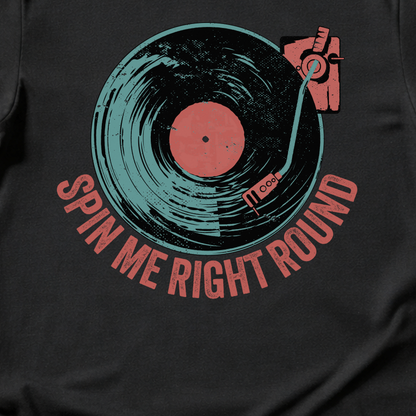 Spin Me Right Round Vinyl T-Shirt