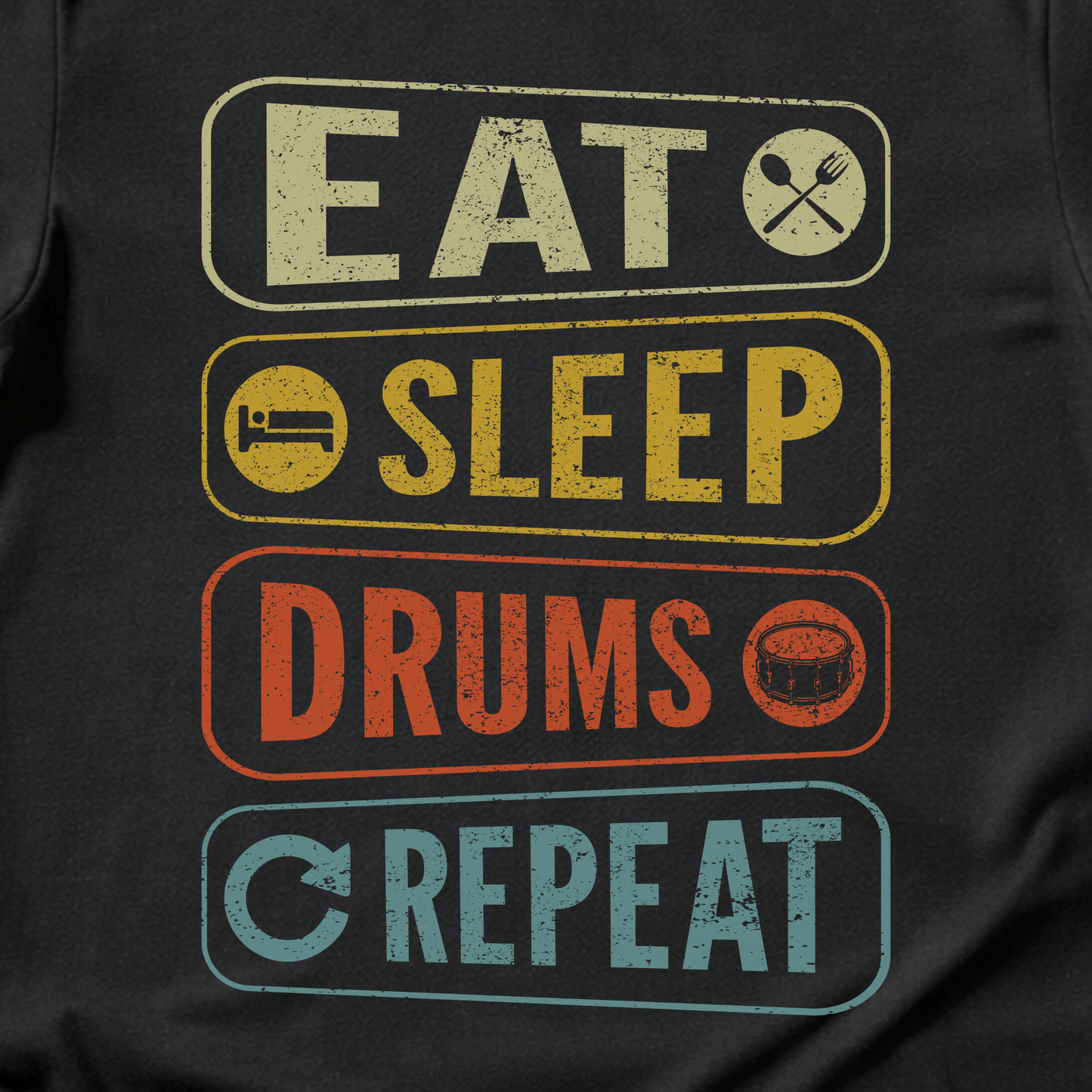 Eat Sleep Drums Repeat T-Shirt