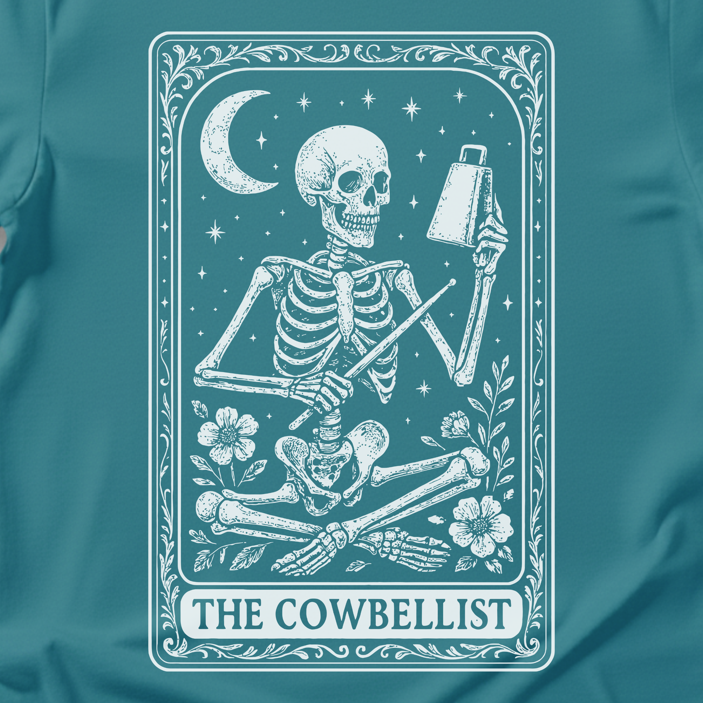 The Cowbellist Tarot Card T-Shirt