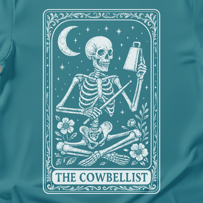 The Cowbellist Tarot Card T-Shirt