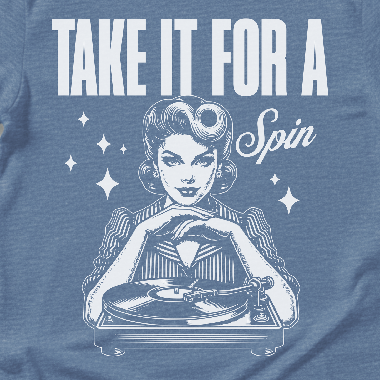 Take It For A Spin Vinyl T-Shirt