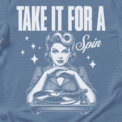 Take It For A Spin Vinyl T-Shirt