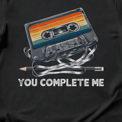 You Complete Me Cassette Retro T-Shirt