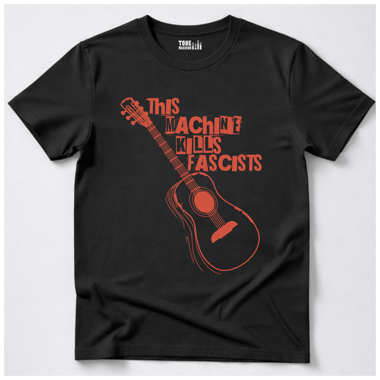 This Machine Kills Fascists Guitar T-Shirt