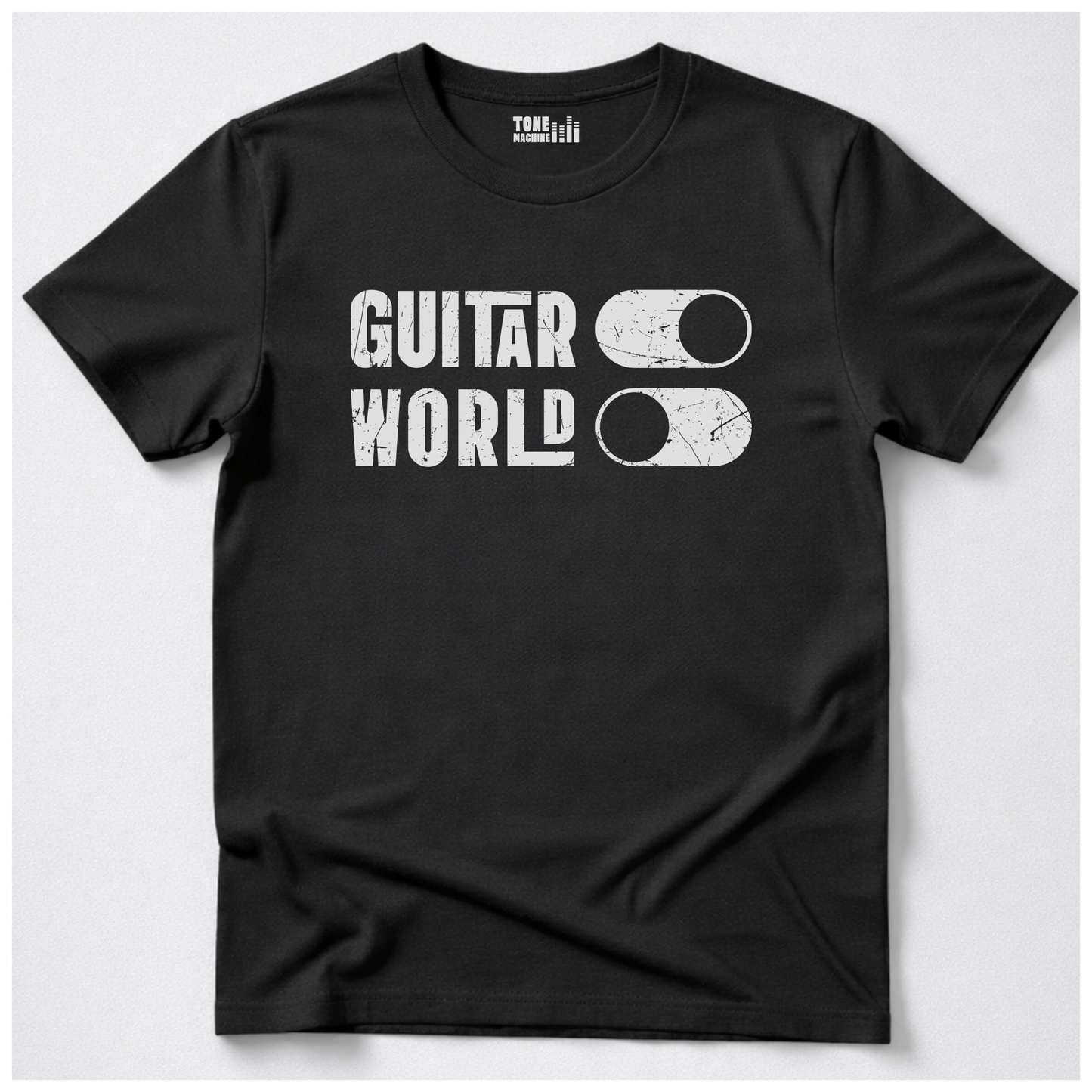 Guitar On World Off T-Shirt