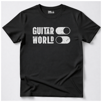 Guitar On World Off T-Shirt
