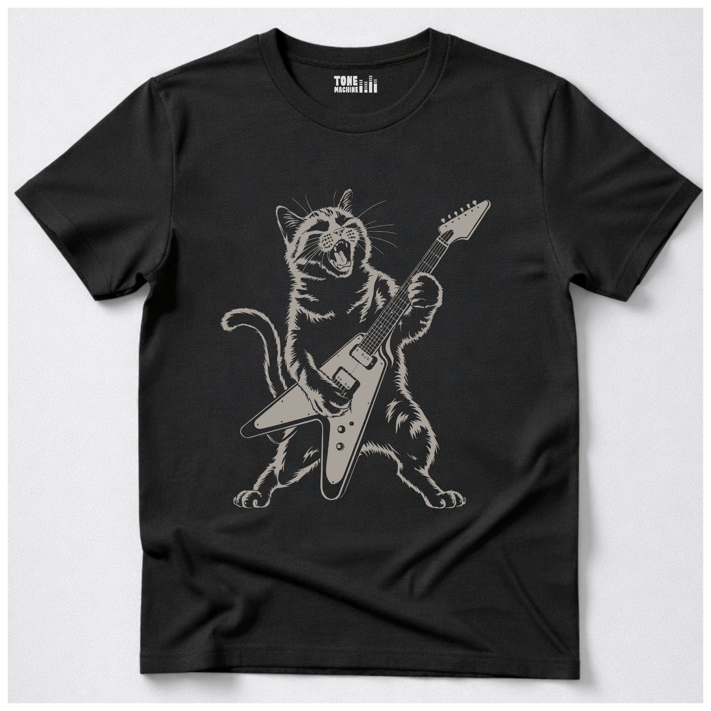 Distortion Kitty Guitar T-Shirt