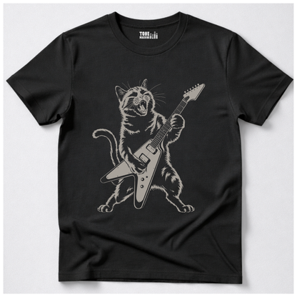 Distortion Kitty Guitar T-Shirt