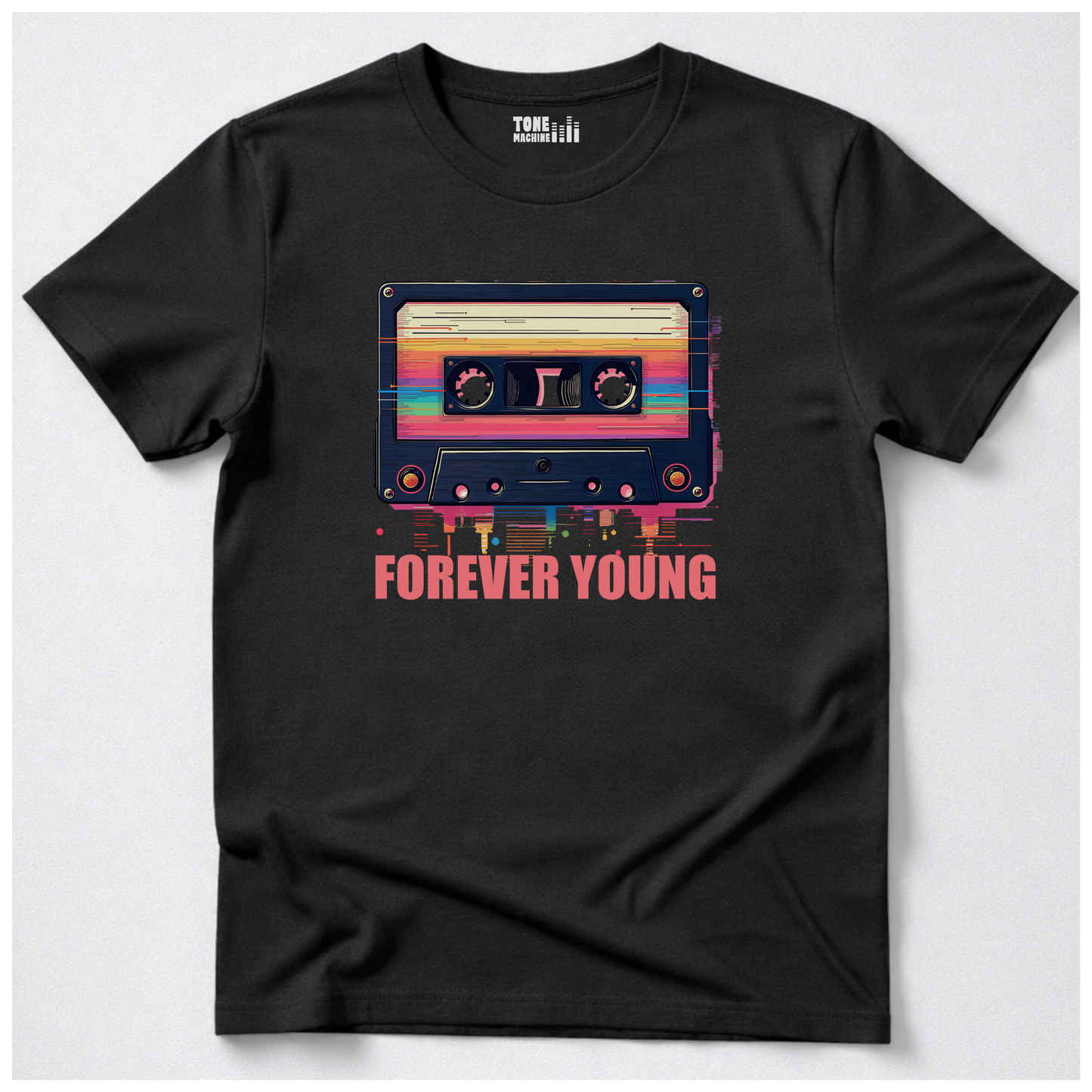 Forever Young Cassette Retro T-Shirt