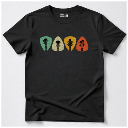 Retro Guitar Picks T-Shirt
