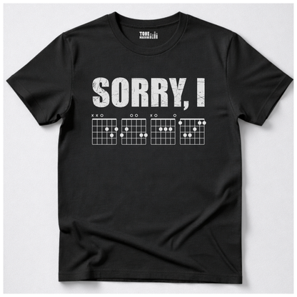 Sorry, I DGAF Guitar T-Shirt