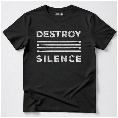 Destroy Silence Drum T-Shirt