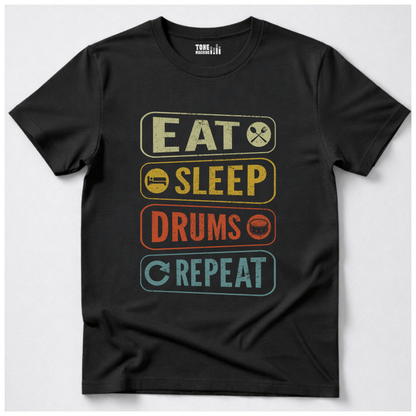 Eat Sleep Drums Repeat T-Shirt