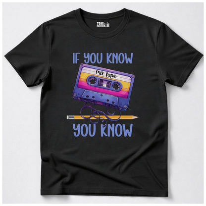 If You Know You Know Cassette Retro T-Shirt