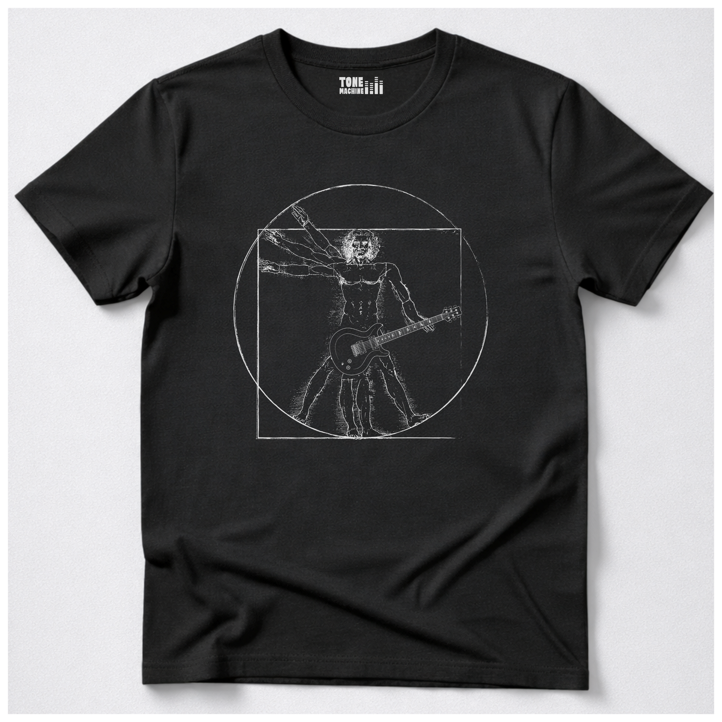 Vitruvian Guitar Man T-Shirt