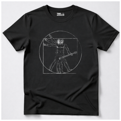 Vitruvian Guitar Man T-Shirt