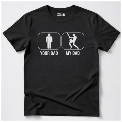 Your Dad My Dad Guitar Player T-Shirt