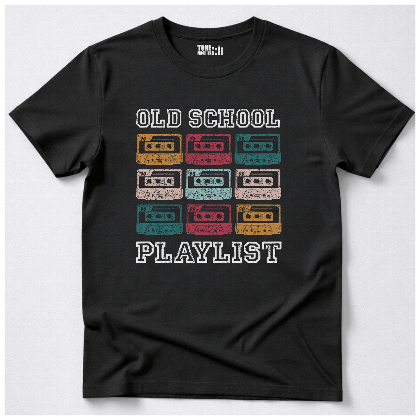 Old School Playlist Cassette Retro T-Shirt