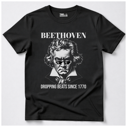 Beethoven Dropping Beats T-Shirt